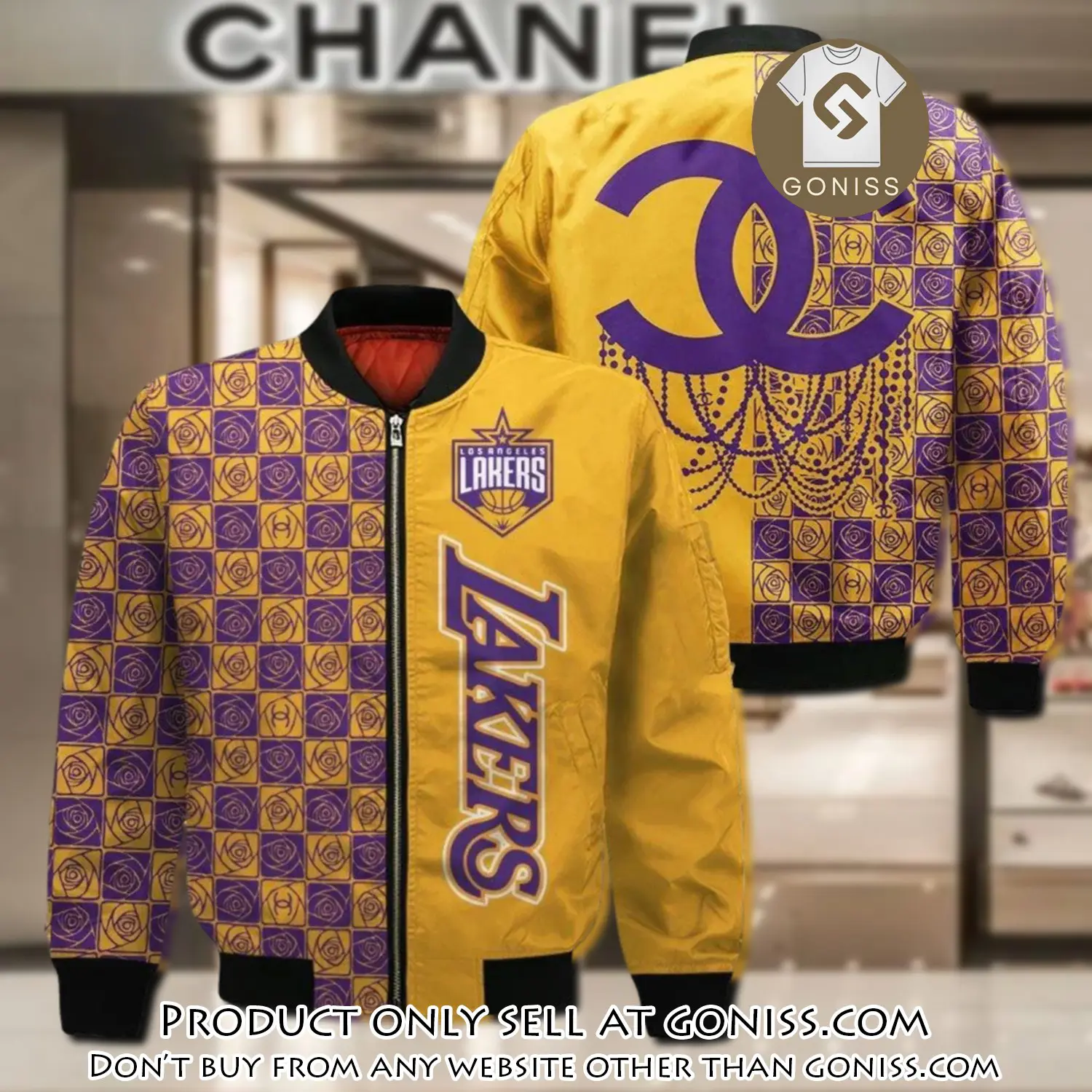 Chanel nba lakers jacket luxury clothing clothes outfit for men gn5538214
